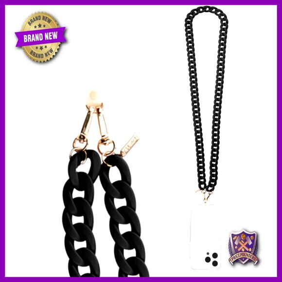 Crossbody Phone Lanyard Chain Hands-Free Strap Universal Phone Accessory